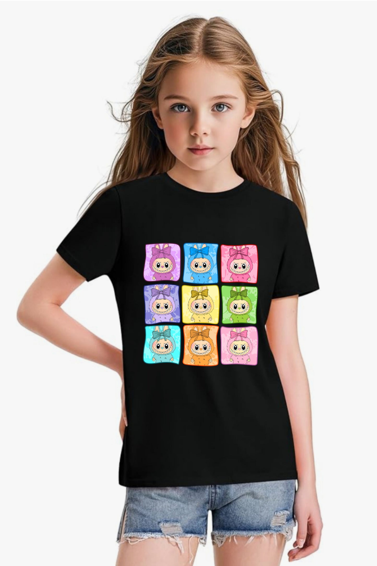 Nine Labubu - Girl's T-Shirt