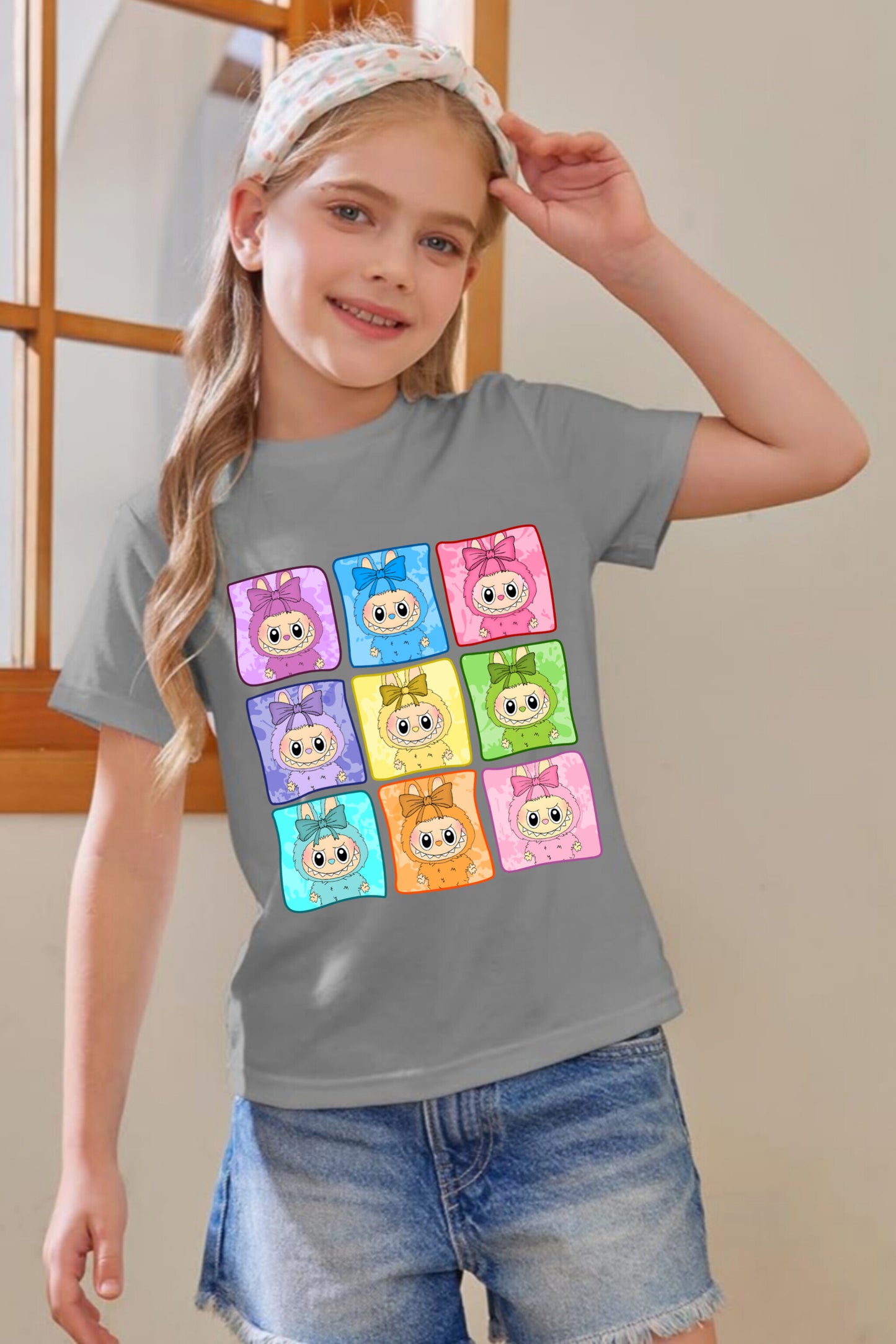 Nine Labubu - Girl's T-Shirt