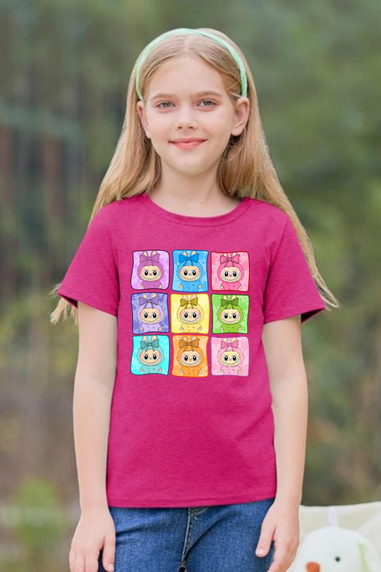 Nine Labubu - Girl's T-Shirt