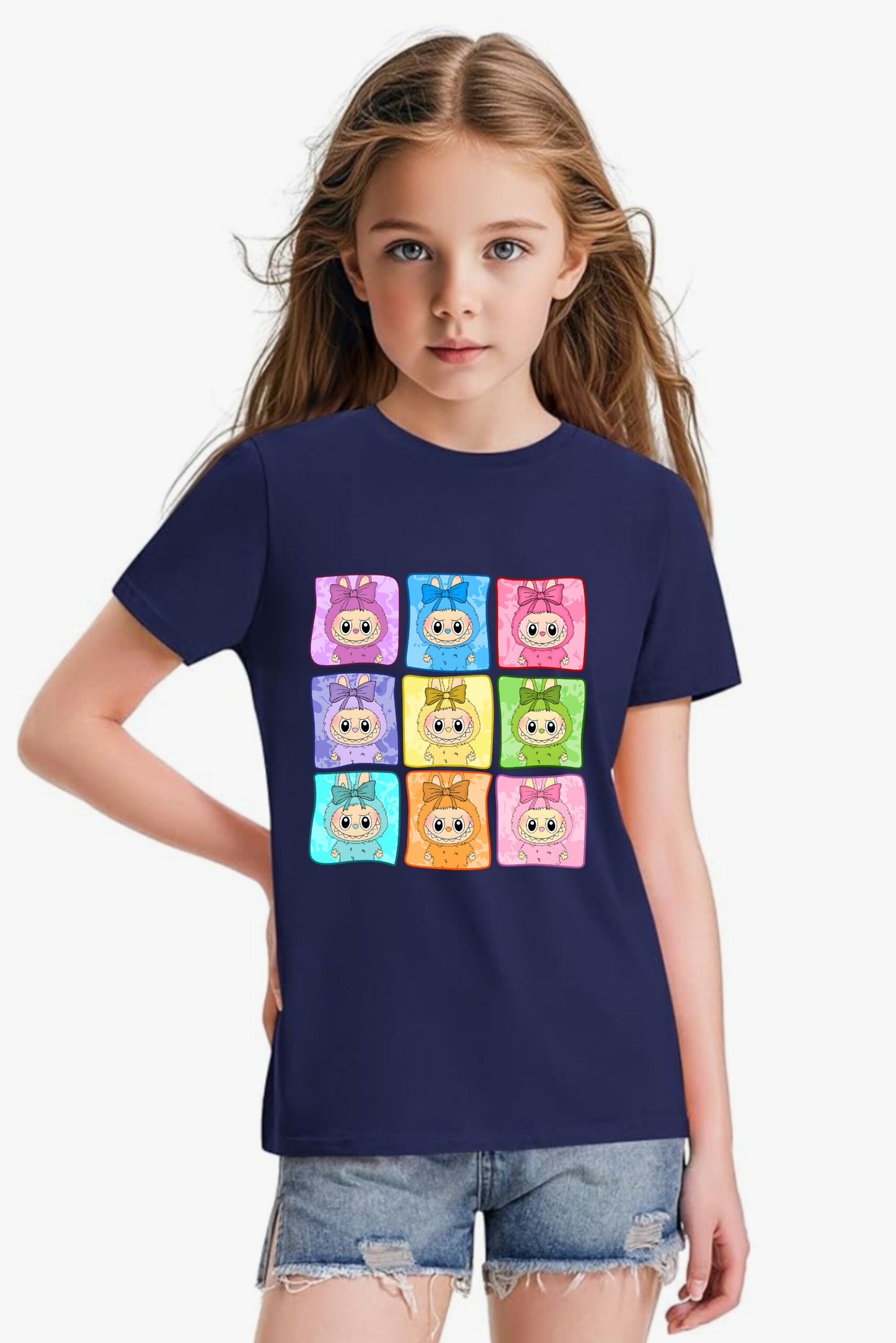Nine Labubu - Girl's T-Shirt