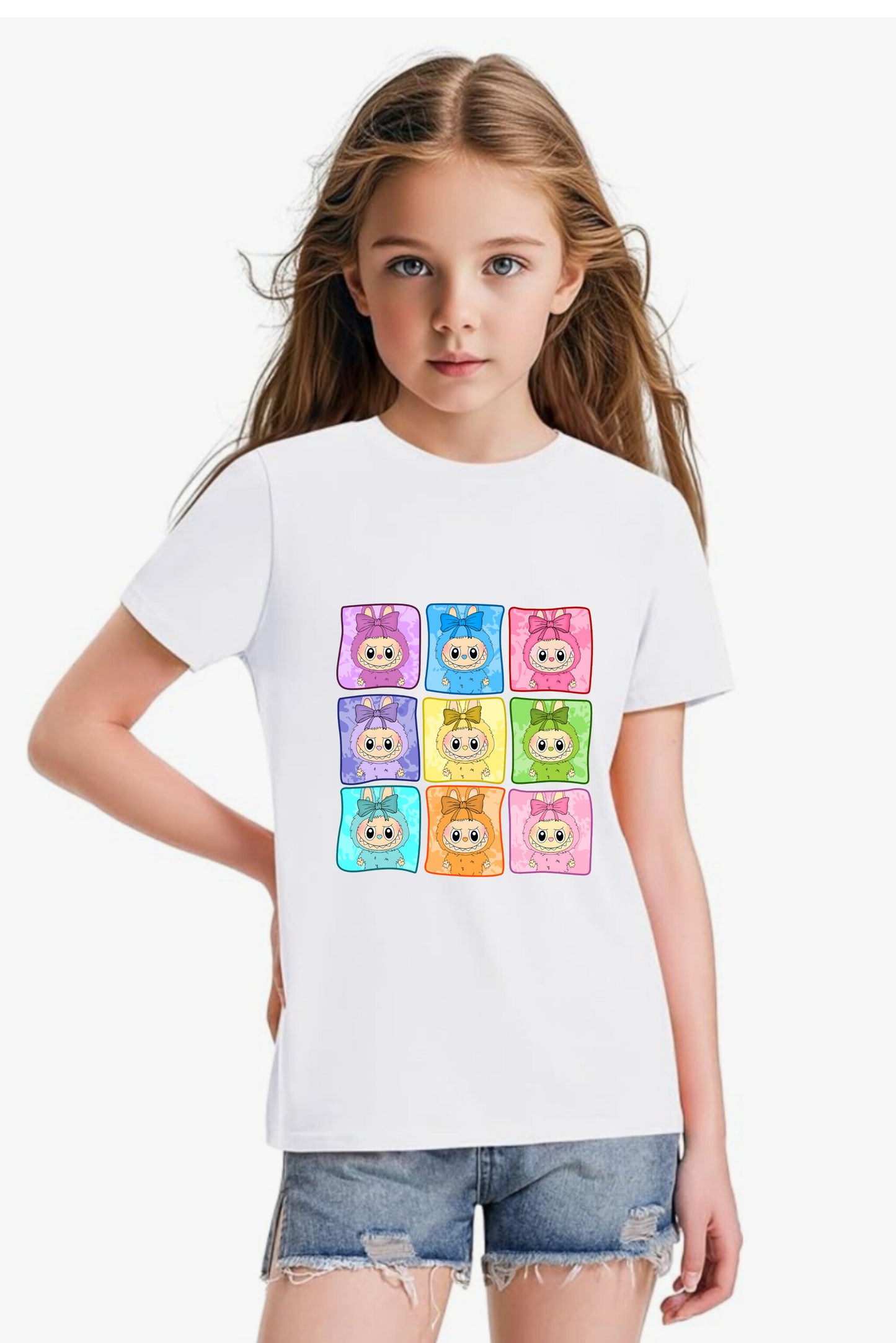 Nine Labubu - Girl's T-Shirt