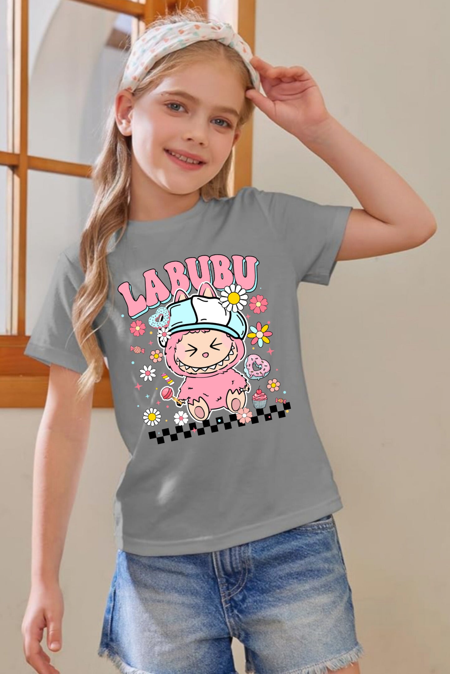 Pink Labubu 2 - Girl's T-Shirt