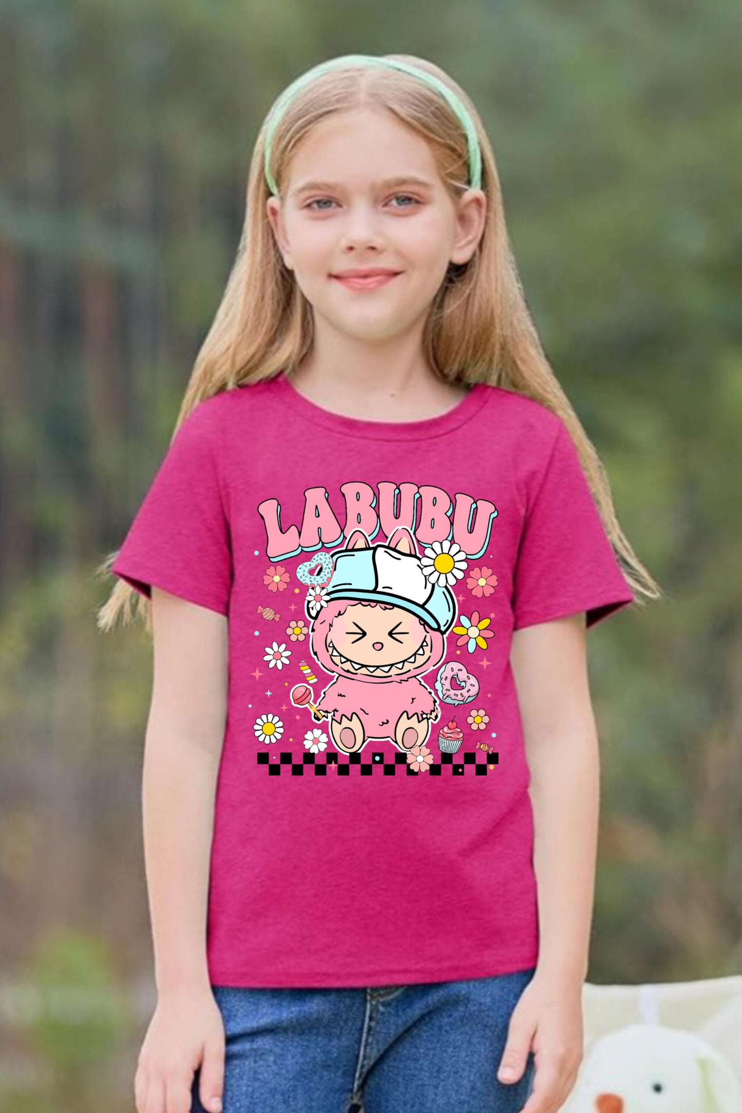 Pink Labubu 2 - Girl's T-Shirt