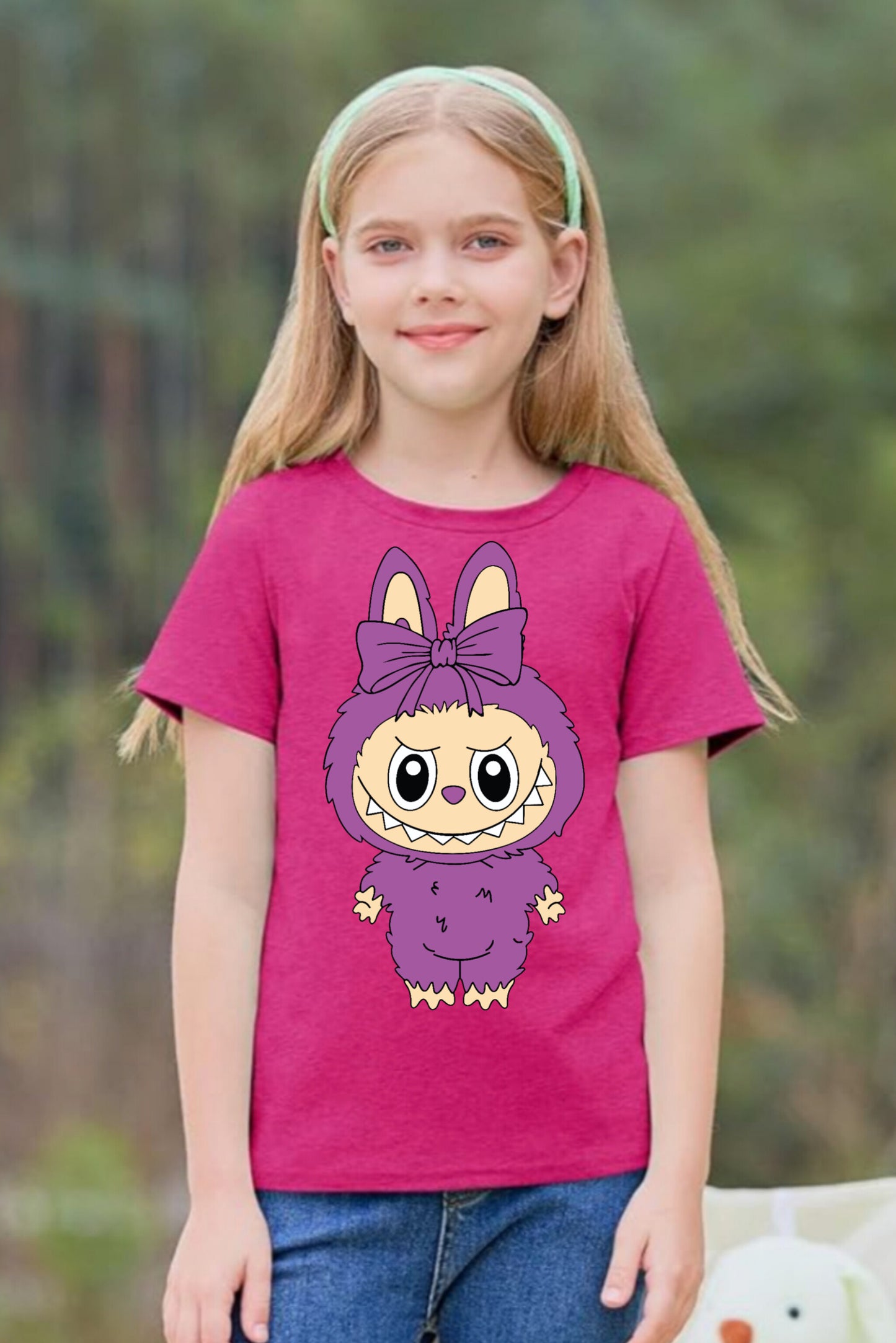 Purple Labubu - Girl's T-Shirt