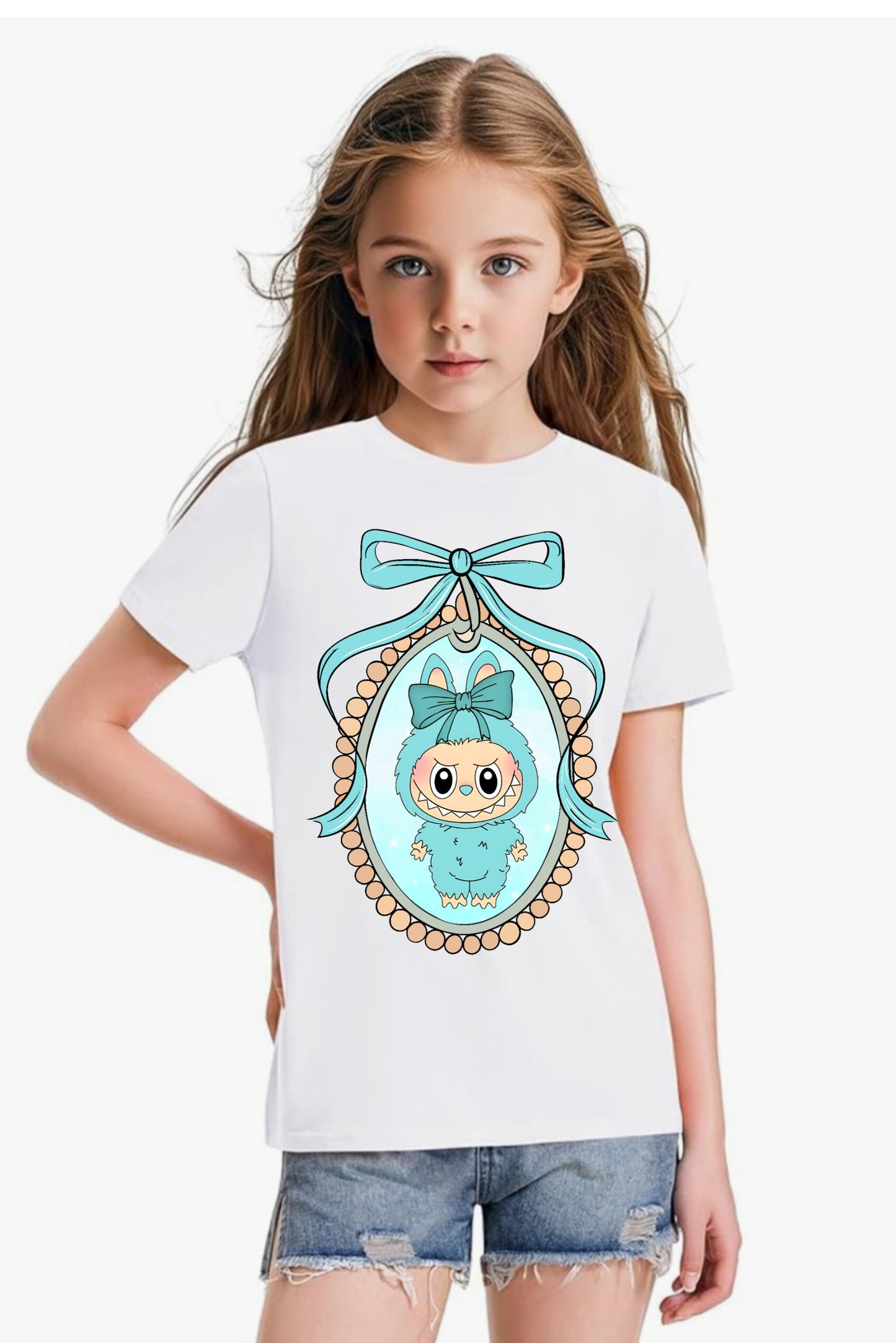 Blue Labubu - Girl's T-Shirt