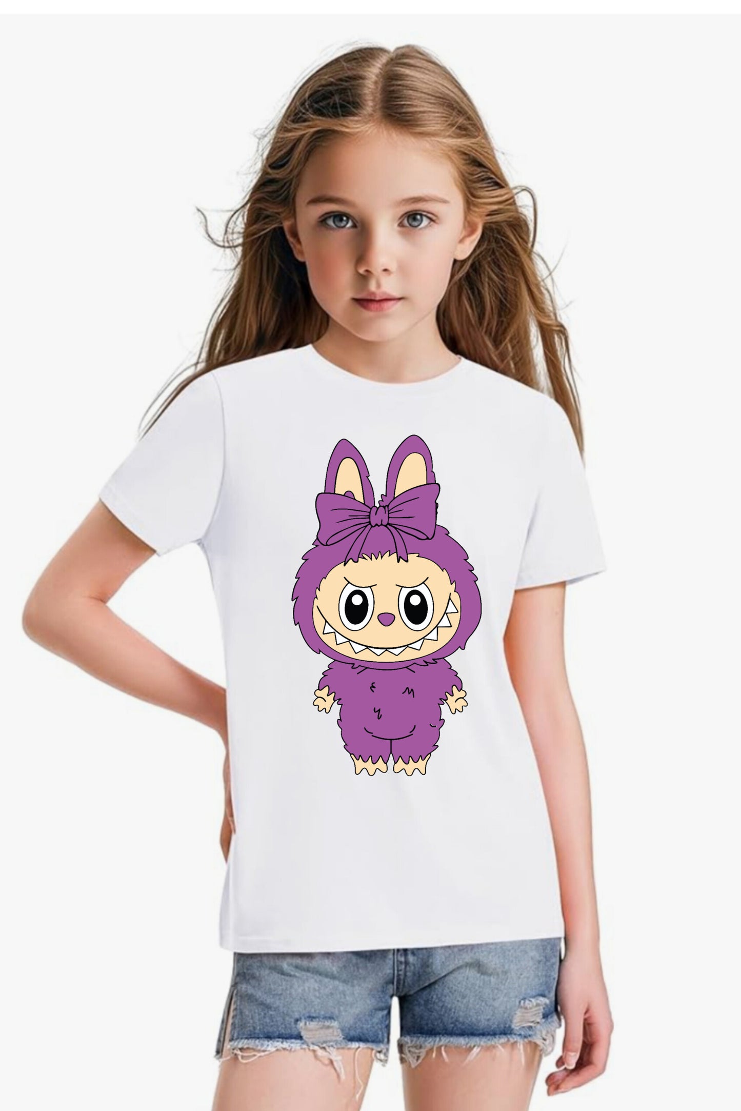 Purple Labubu - Girl's T-Shirt