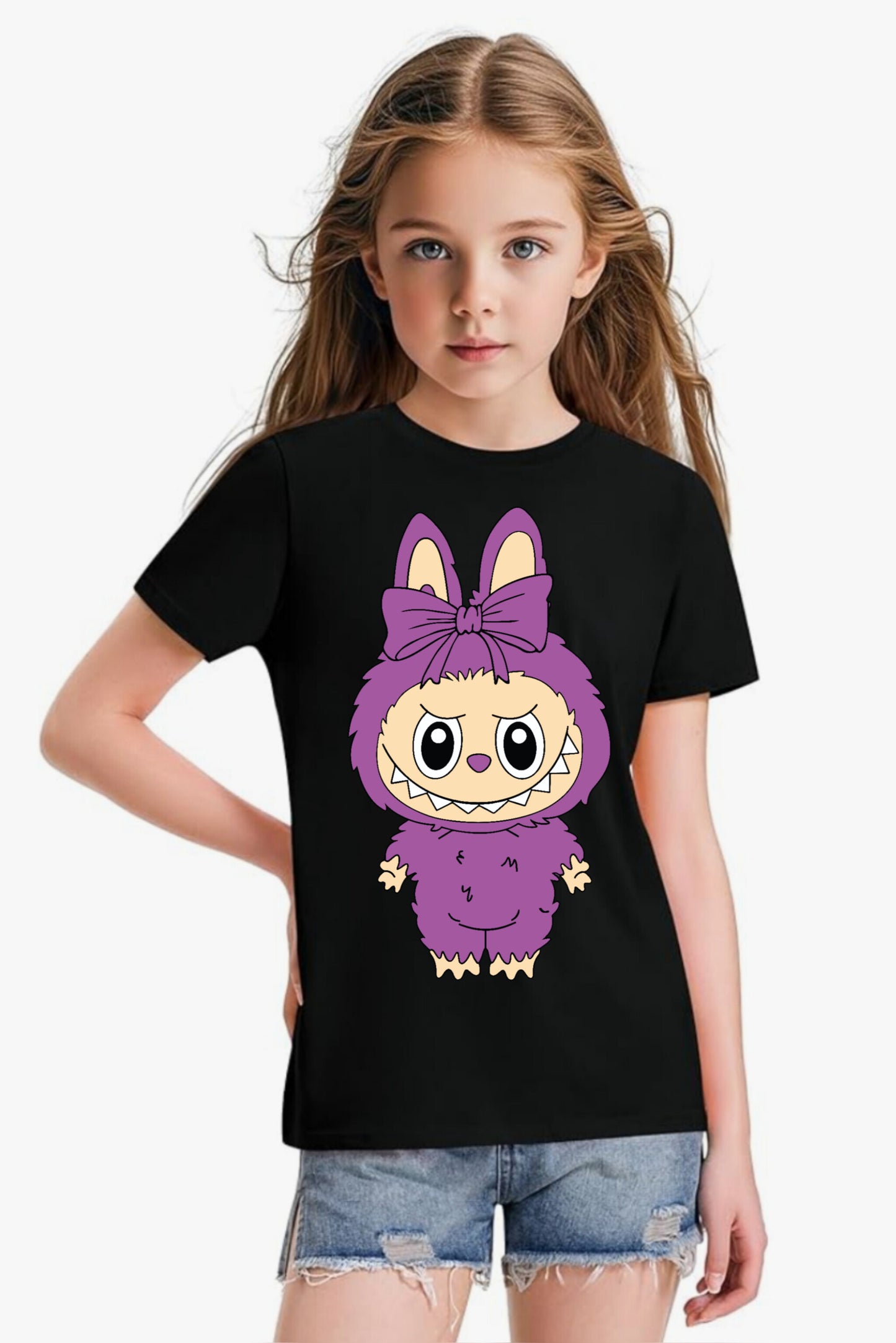 Purple Labubu - Girl's T-Shirt