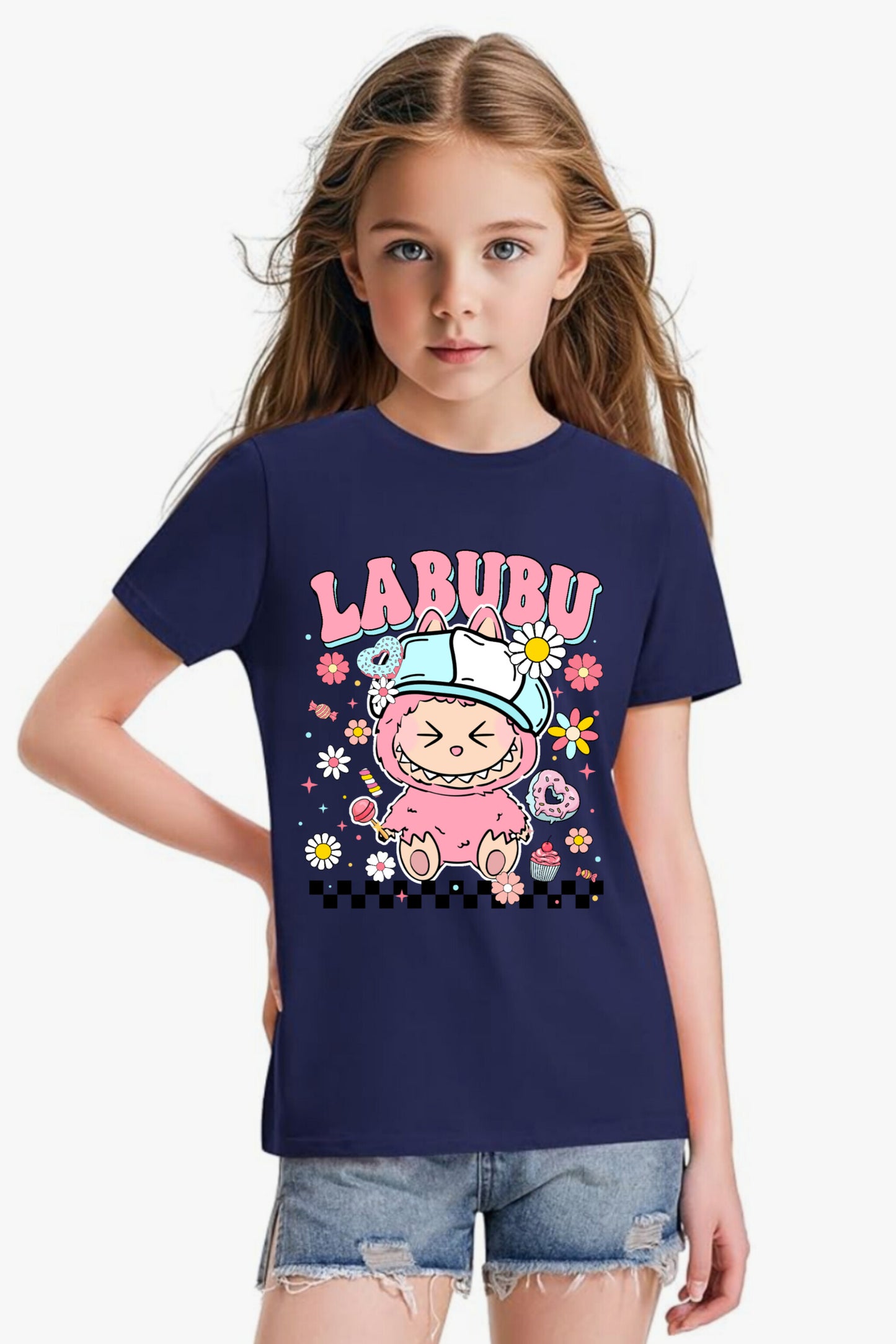 Pink Labubu 2 - Girl's T-Shirt