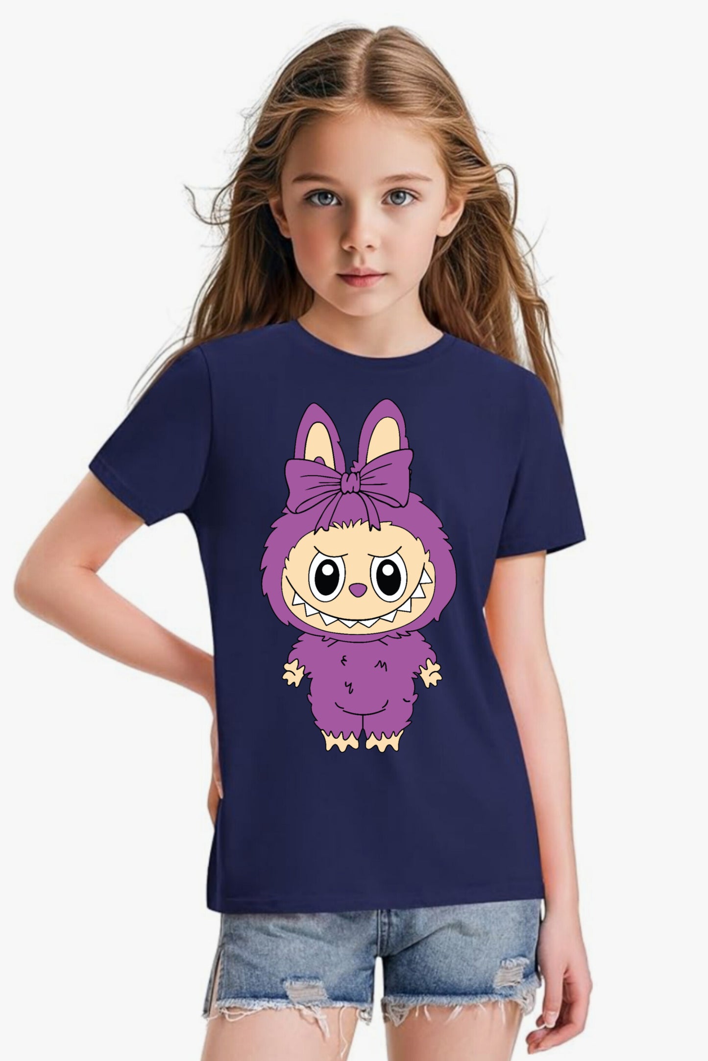Purple Labubu - Girl's T-Shirt