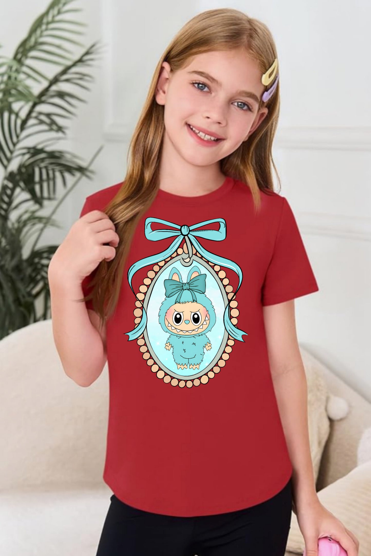 Blue Labubu - Girl's T-Shirt