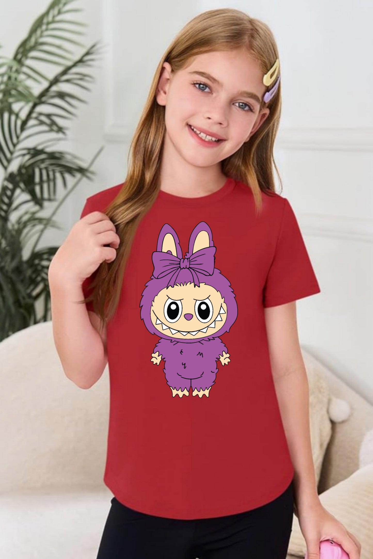 Purple Labubu - Girl's T-Shirt