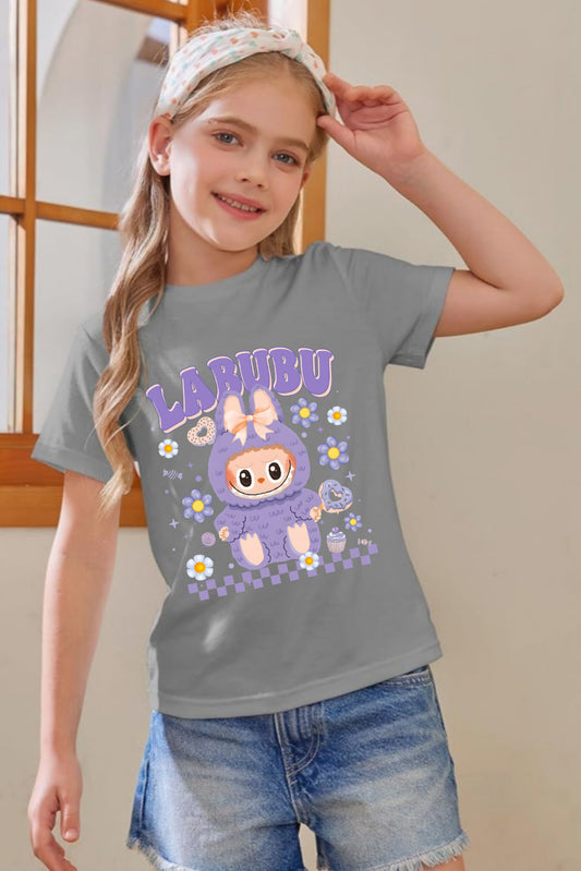 Light Blue - Girl's T-Shirt