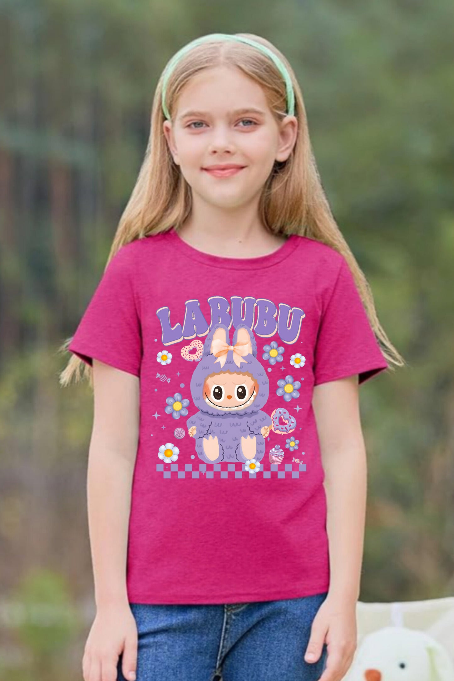 Light Blue - Girl's T-Shirt