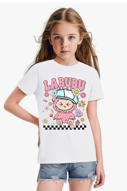 Pink Labubu 2 - Girl's T-Shirt