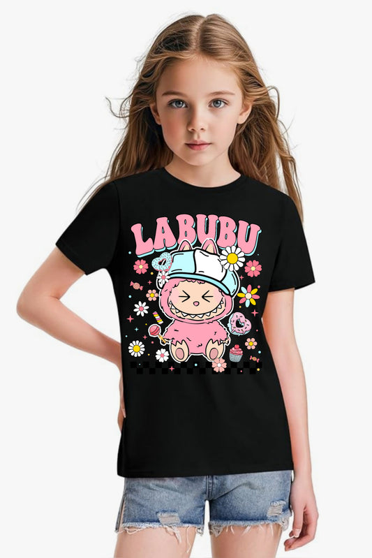 Pink Labubu 2 - Girl's T-Shirt