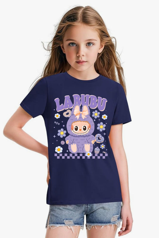 Light Blue - Girl's T-Shirt